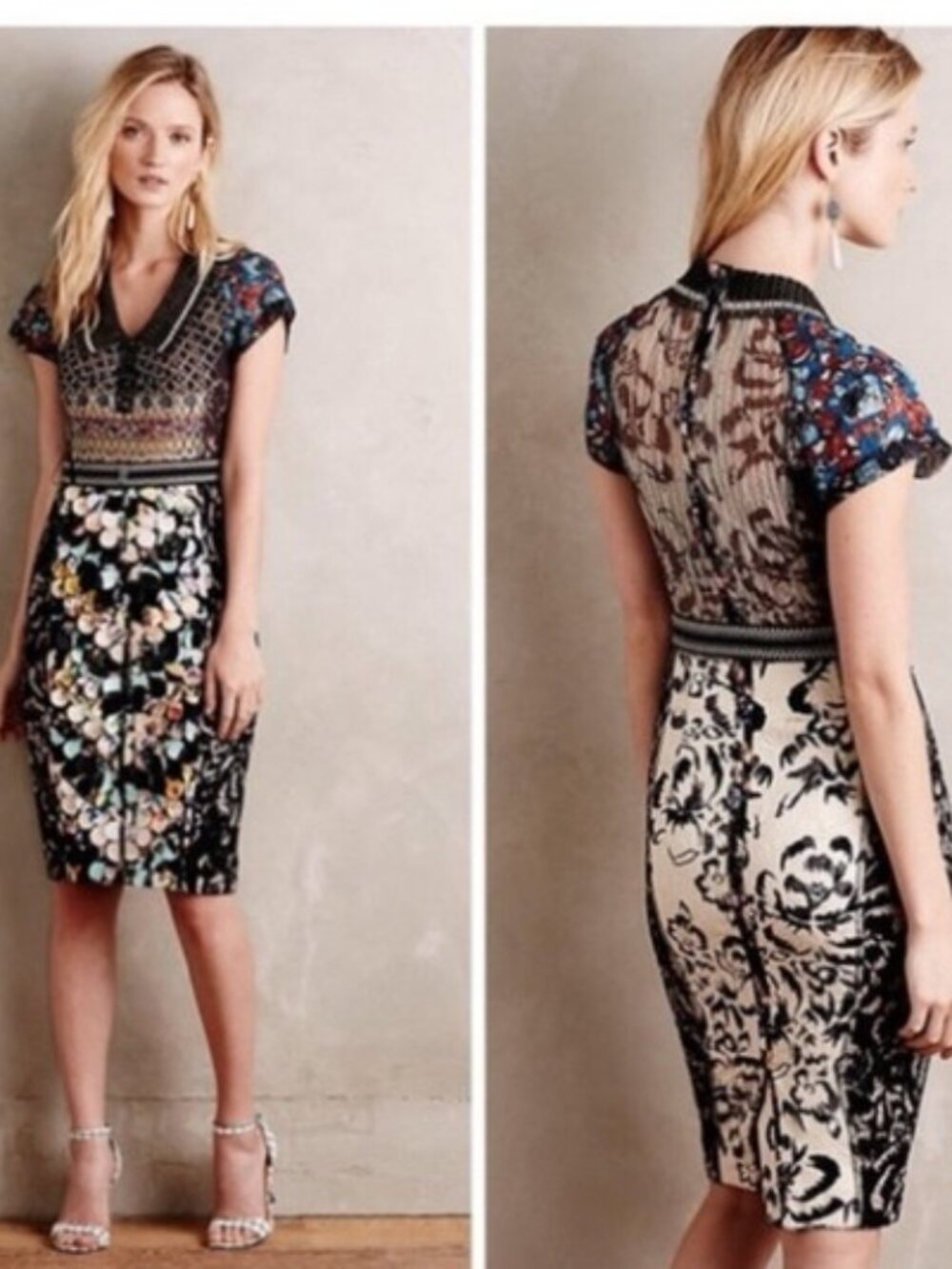 Byron Lars Margot Pencil Dress size 8